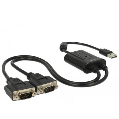 cable-de-adaptador-delock-easy-usb-20-conector-usb-a-2x-en-serie-rs-232-rs-232-black-cable-06-metros-63950