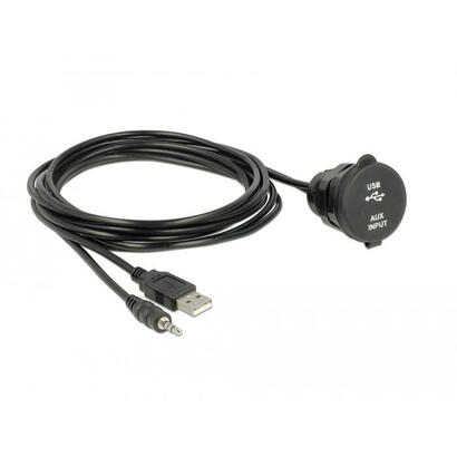 cable-de-extension-usb-de-delock-enchufe-de-conector-usb-a-35-mm-caballero-de-gato-usb-a-35-mm-2-metros-con-la-lago-de-instalaci