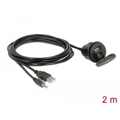 cable-de-extension-usb-de-delock-enchufe-de-conector-usb-a-35-mm-caballero-de-gato-usb-a-35-mm-2-metros-con-la-lago-de-instalaci