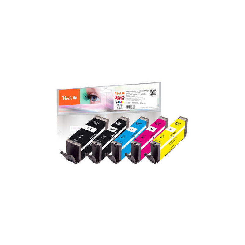 tinta-peach-pi100-396-5-piezas-compatible-canon-super-alto-rendimiento-negro-cian-magenta-foto-negro-amarillo-extra-super-alto-r
