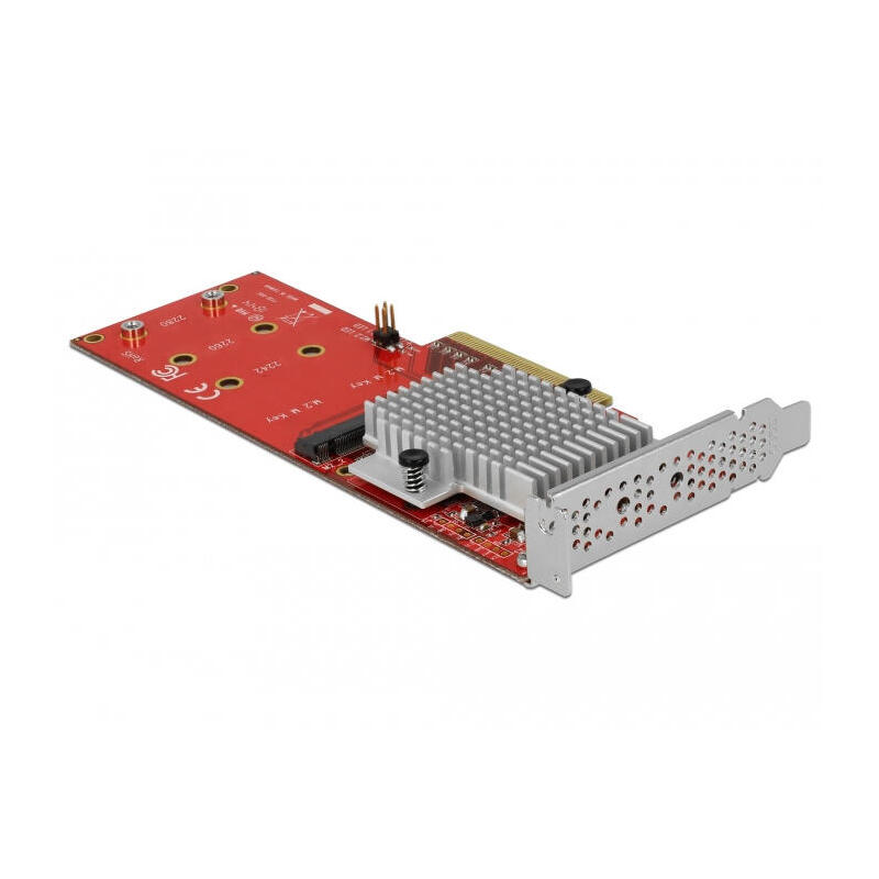 delock-90305-tarjeta-y-adaptador-de-interfaz-interno-m2-pcie-m2-perfil-bajo-pcie-30-asmedia-asm2824-32-gbits