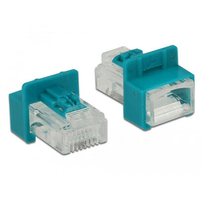 delock-86425-bloqueador-de-puerto-llave-de-bloqueador-de-puerto-rj-45-rojo-6-piezas-soporte-turquesa-llave-de-bloqueador-de-puer