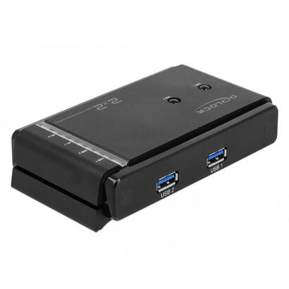 delock-87736-matriz-de-conmutacion-interruptorconmutador-negro-5-gbits-metal-usb-tipo-a-usb-tipo-b-100-240-v-50-60-hz-05-a