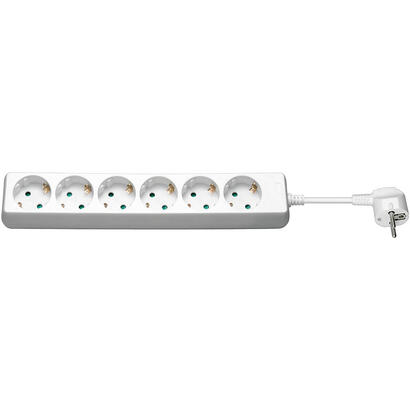 regleta-goobay-ac-power-extension-base-multiple-3-m-blanco-3-m-blanco