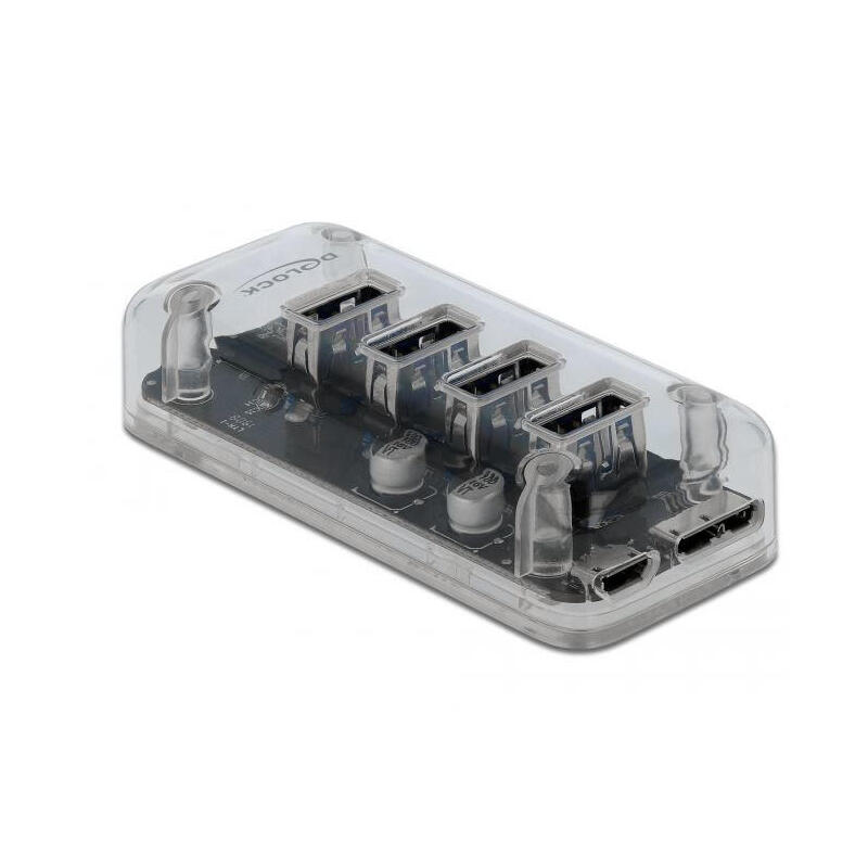 delock-externo-usb-30-hub-con-4-puertos-cubo-usb-transparente-64087