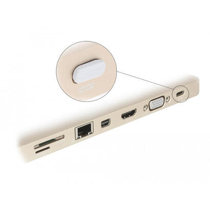 delock-64095-cubierta-antipolvo-para-usb-type-c-hembra-sin-agarre-10-piezas-en-blanco