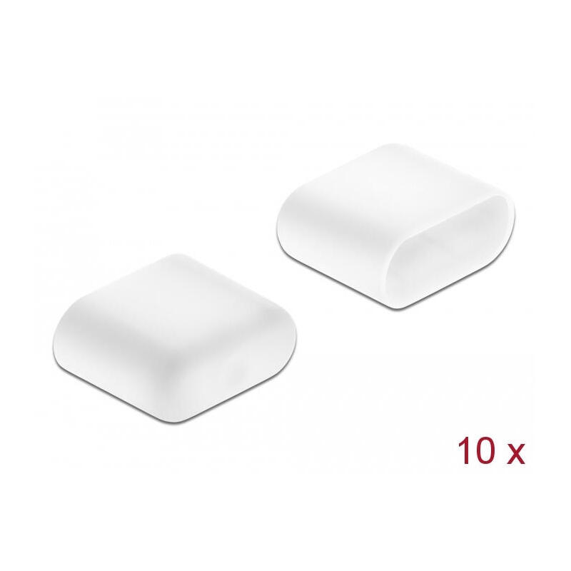 proteccion-de-polvo-de-delock-para-enchufes-usb-tipo-c-tapa-protectora-blanca-10-piezas-64096
