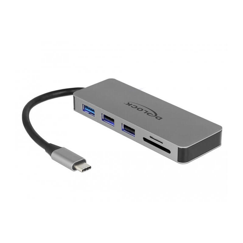 delock-87743-hub-de-interfaz-usb-32-gen-1-31-gen-1-type-c-gris-estacion-de-acoplamiento-gris-usb-32-gen-1-31-gen-1-type-c-hdmi-u