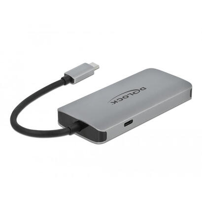 delock-usb-32-gen-1-hub-con-4-puertos-y-lan-y-pd-gigabit-estacion-de-acoplamiento-gray-63252