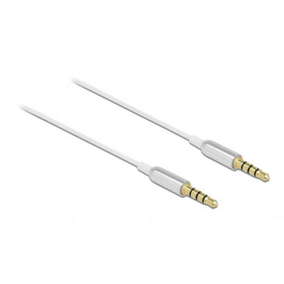 delock-66073-cable-de-audio-05-m-35mm-plata-blanco-blancoplateado-35mm-macho-35mm-macho-05-m-plata-blanco
