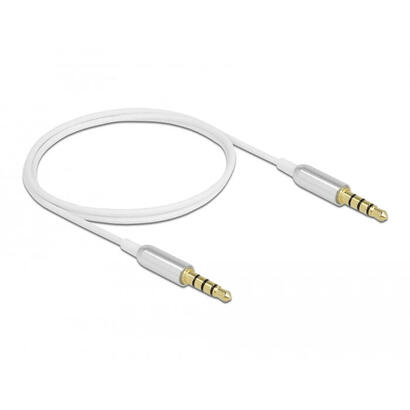 delock-66073-cable-de-audio-05-m-35mm-plata-blanco-blancoplateado-35mm-macho-35mm-macho-05-m-plata-blanco