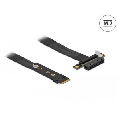 delock-m2-key-m-pcie-x4-nvme-adaptador-cable-negro-20-cm-64131
