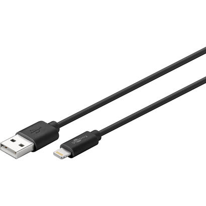 cable-adaptador-de-goobay-usb-20-plug-a-plano-enchufe-de-relampago-1-metro-63523