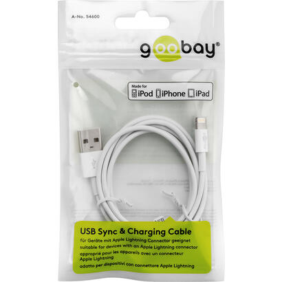 cable-adaptador-de-goobay-usb-20-plug-a-plano-enchufe-de-relampago-1-metro-63523