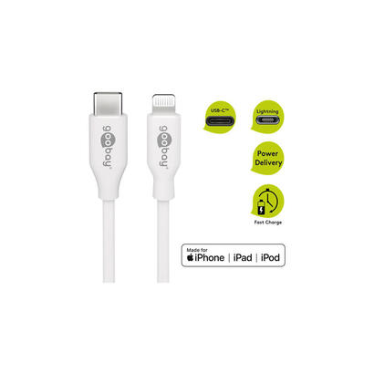 goobay-39446-cable-de-conector-lightning-1-m-blanco-blanco-1-m-lightning-usb-c-macho-macho-blanco