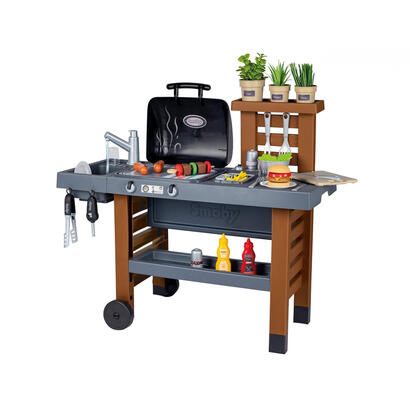 smoby-garden-kitchen-juega-a-la-cocina-grismarron-7600312004
