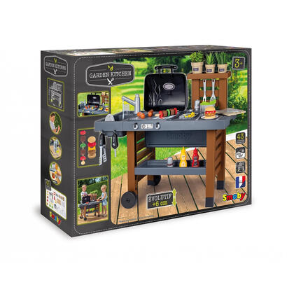 smoby-garden-kitchen-juega-a-la-cocina-grismarron-7600312004