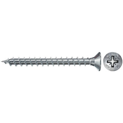 tornillo-para-aglomerado-fischer-power-fast-ii-30x25-cabeza-avellanada-pz-100-piezas-rosca-completa-galvanizado-670032