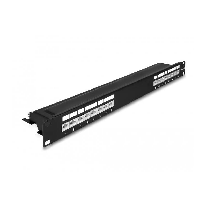 delock-66876-panel-de-parcheo-1u-patch-panel-negro-cat6a-negro-metal-1u-4826-mm-100-mm