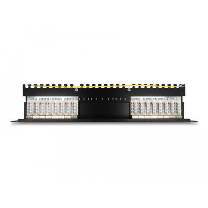 delock-66876-panel-de-parcheo-1u-patch-panel-negro-cat6a-negro-metal-1u-4826-mm-100-mm