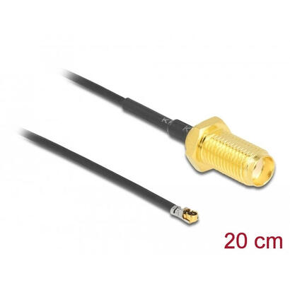 delock-12662-cable-coaxial-02-m-negro