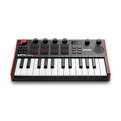 akai-mpk-mini-play-mk3-teclado-de-control-controlador-midi-usb-negro-rojo