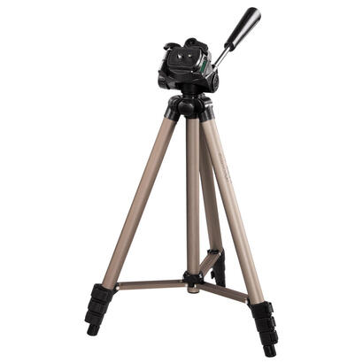 hama-tripode-star-75-para-camara-de-fotos-conexion-64mm-altura-ajustable-hasta-125-cm-color-beige