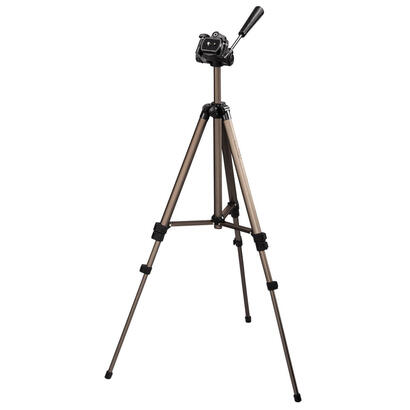 hama-tripode-star-75-para-camara-de-fotos-conexion-64mm-altura-ajustable-hasta-125-cm-color-beige