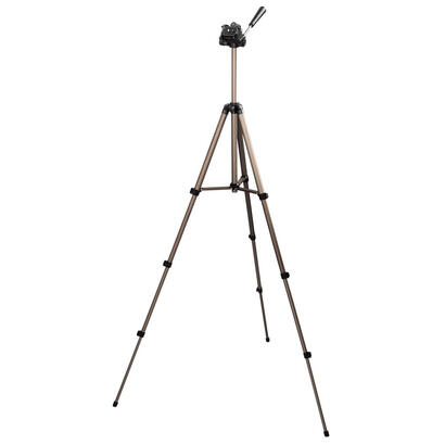 hama-tripode-star-75-para-camara-de-fotos-conexion-64mm-altura-ajustable-hasta-125-cm-color-beige