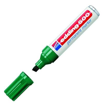 rotulador-permanente-punta-biselada-2-7-mm-verde-edding-500
