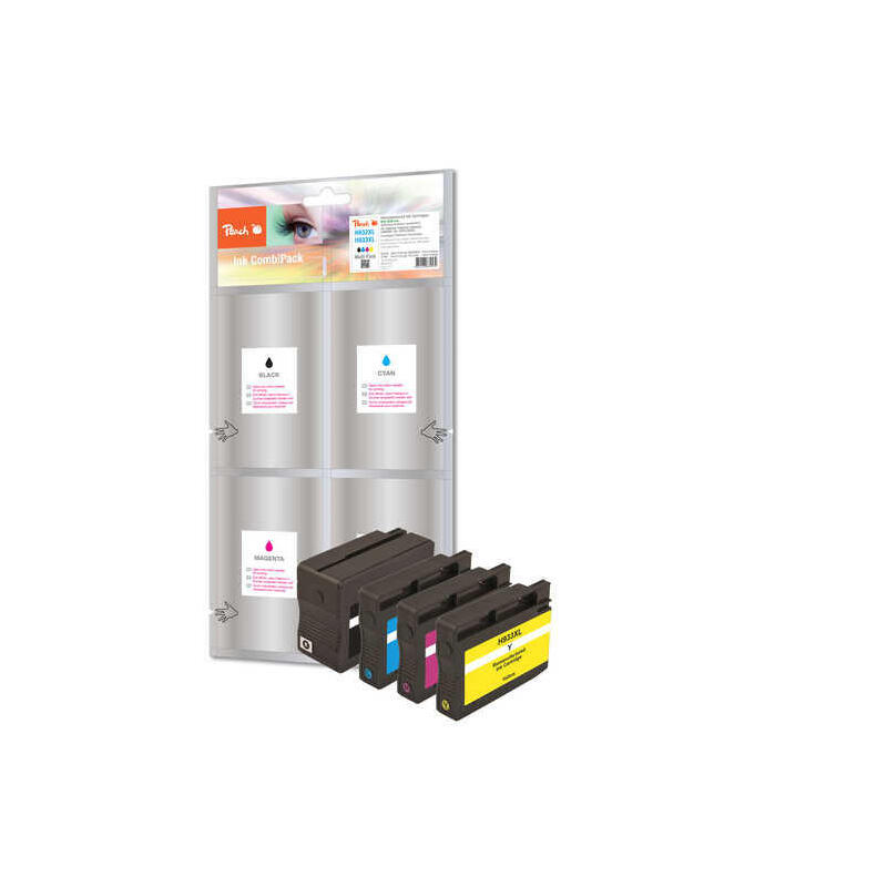 peach-319112-tinta-negro-cian-magenta-amarillo-4-piezas peach-319112-tinta-negro-cian-magenta-amarillo-4-piezas