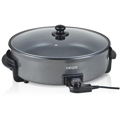 paellera-electrica-haeger-gourmet-42-1500w-427cm-anti-adherente-tapa-vidrio-con-respirador-5-niveles-temperatura-base-estable