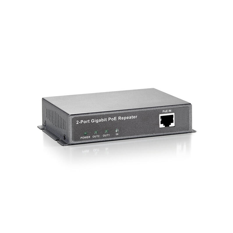 levelone-repetidor-poe-gigabit-2-puertos-cascade-repetidor-de-red-100-m-1000-mbits-completo-semi-duplex-101001000base-tx-ieee-80