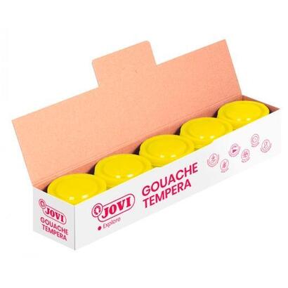 jovi-tempera-escolar-estuche-5-botes-de-35ml-unicolor-amarillo