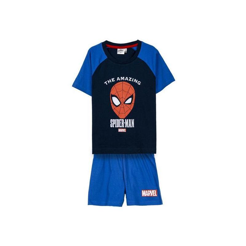 pijama-corto-single-jersey-spiderman-blue-talla-4a