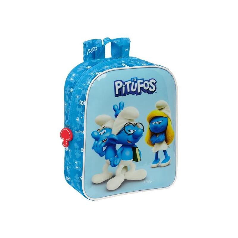 mochila-guarderia-adaptcarro-los-pitufos