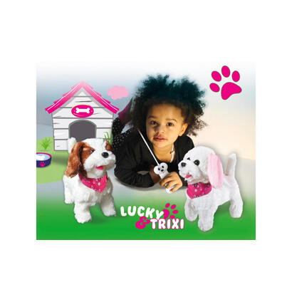 jamara-peluche-perro-lucky-rc-blanco-marron-27mhz