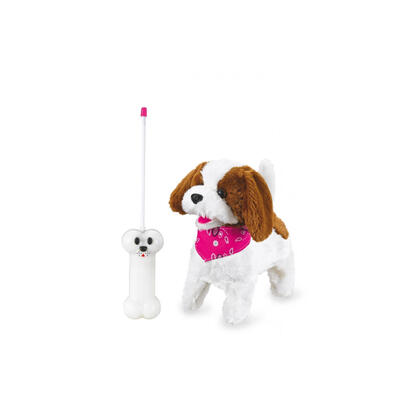 jamara-peluche-perro-lucky-rc-blanco-marron-27mhz