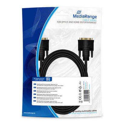 mediarange-mrcs129-cable-dvi-2-m-negro