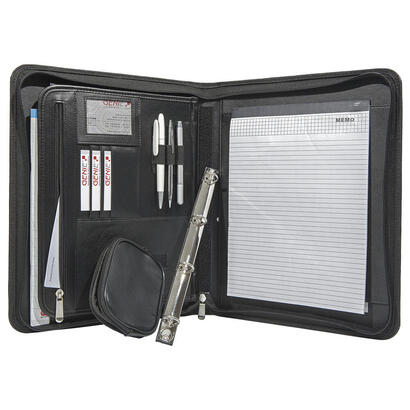 genie-12444-organizador-personal-cuero-nylon-negro