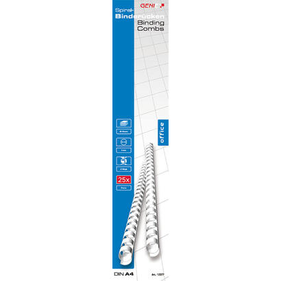 genie-espiral-lomos-8mm-blanco-25-piezas