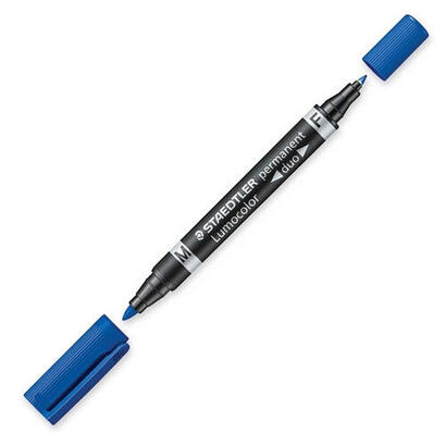 staedtler-marcador-de-dos-puntas-lumocolor-perm-azul-10-piezas