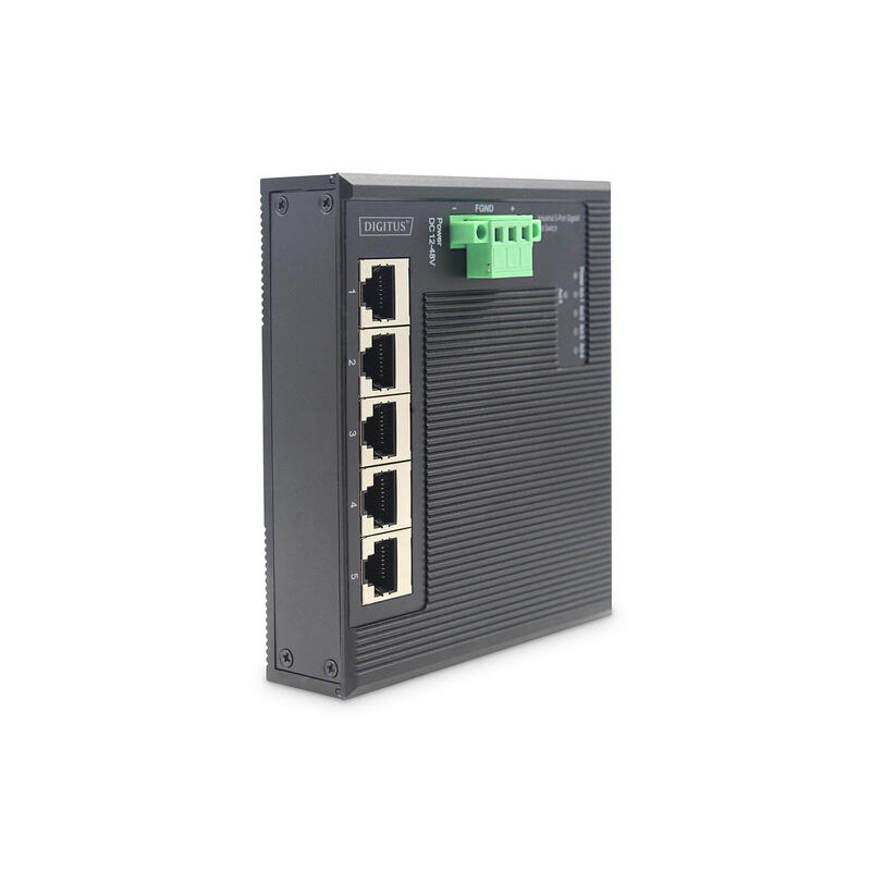 digitus-switch-ind-5-puertos-gigabit-plano-no-adminimrable-negro