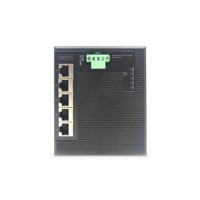 digitus-switch-ind-5-puertos-gigabit-plano-no-adminimrable-negro