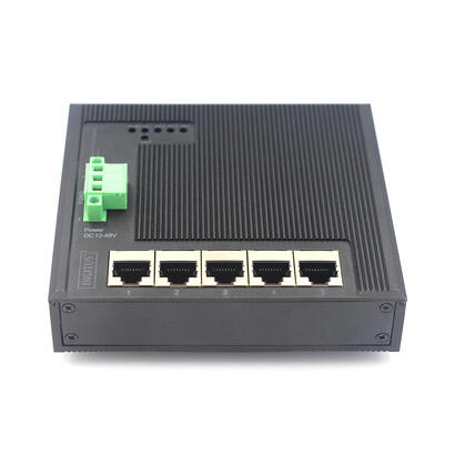 digitus-switch-ind-5-puertos-gigabit-plano-no-adminimrable-negro