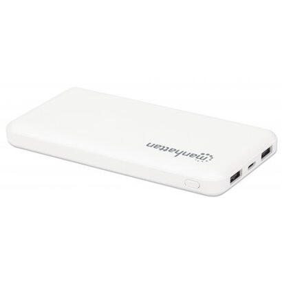 manhattan-powerbanka-10000-mah-two-usb-a-output-ports-21-a-and-1-a-bila