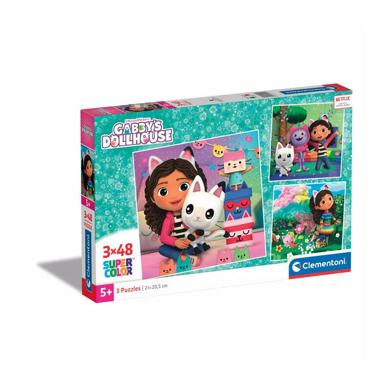 puzzle-la-casa-de-munecas-de-gabby-3x48pzs