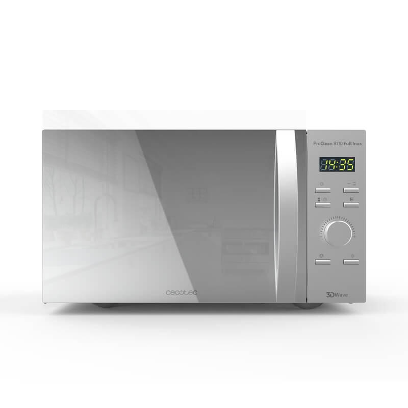 microondas-cecotec-proclean-8110-1000w-capacidad-28l-funcion-grill-acero-inoxidable microondas-cecotec-proclean-8110-1000w-capacidad-28l-funcion-grill-acero-inoxidable