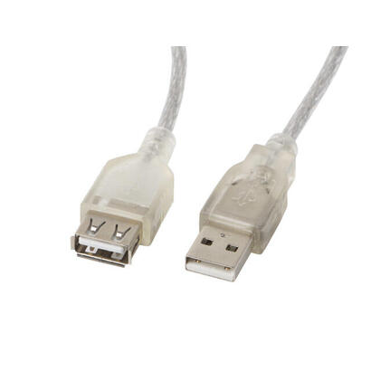 cable-lanberg-ca-usbe-12cc-0050-tr-usb-20-5-m-usb-a-transparente