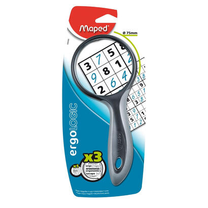 maped-039300-lente-de-aumento-y-lupa-3x-marron-gris